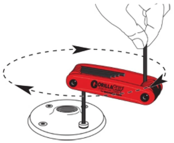 Bondhus Gorilla Grip Hex Fold Up Wrench Set Metric MM 1.5-6mm MADE IN USA 12592 - Image 3 of 4
