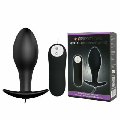 plug anal vibração Plug Anal em Silicone VIPMIX com LED, 10 Modos de Vibração e Controle  Remoto Sem Fio main image 1