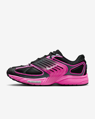 Nike Air Herren Pegasus Wave Turnschuhe Schuhe in Schwarz/Pink Blast/Metallic...
