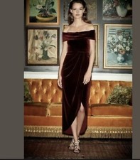 New BHLDN Edison Velvet Dress Size 10