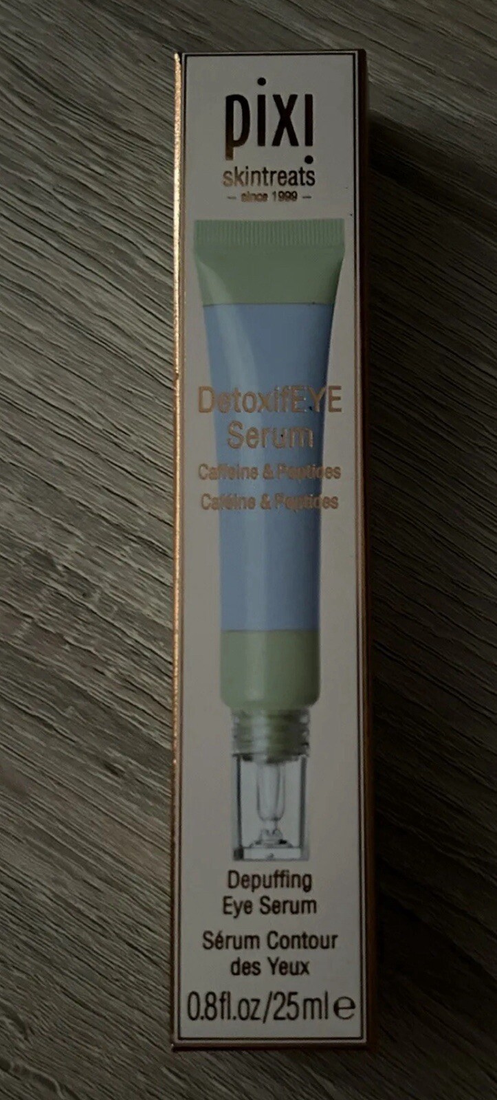 Suero PIXI DetoxifEYE 25 ml nuevo en caja.