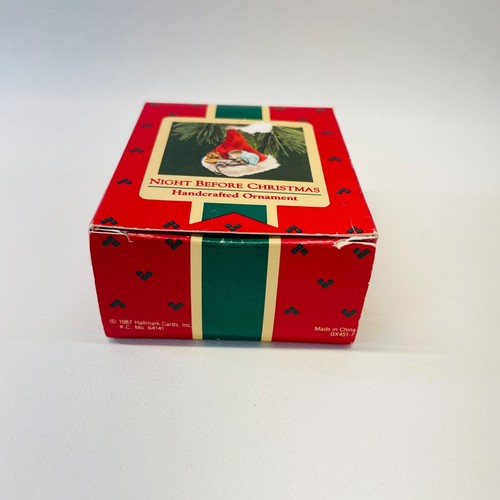 VTG Hallmark Night Before Christmas Ornament 1987 - Picture 6 of 9