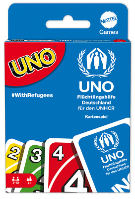 Mattel Games UNO UNHCR-Sonderedition zum Weltflüchtlingstag 