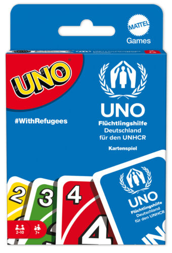 CHARITY AKTION: Mattel Games UNO UNHCR-Sonderedition zum Weltflüchtlingstag 