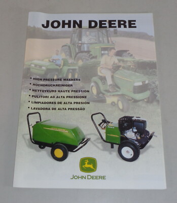 #ad #ad Prospectus Brochure John Deere Pressure Washer With Electric Motor Petrol Motor AU $33.02