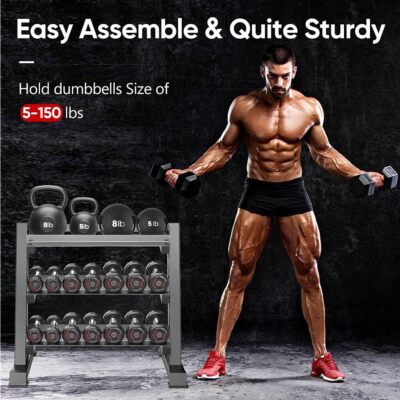 Hantelablage Kurzhantelständer Hantelbaum Gewichteständer Dumbbell Ablage Rack