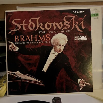 BRAHMS SYMPHONY OF THE AIR LP STOKOWSKI N037