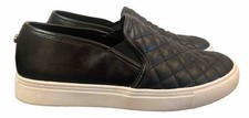 Steve Madden Slip On Women's Shoes Sneakers Quilted Black Size 8
