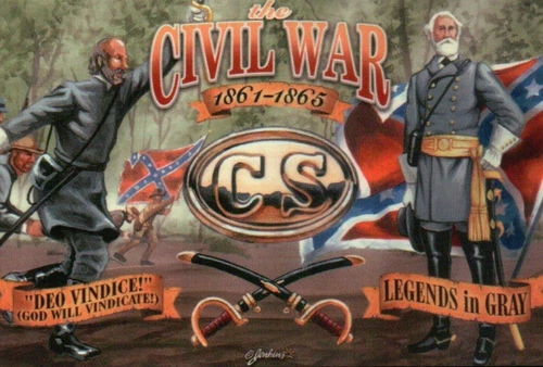 Confederate Generals, Robert E. Lee, Jackson, etc. - Military Civil War Postcard