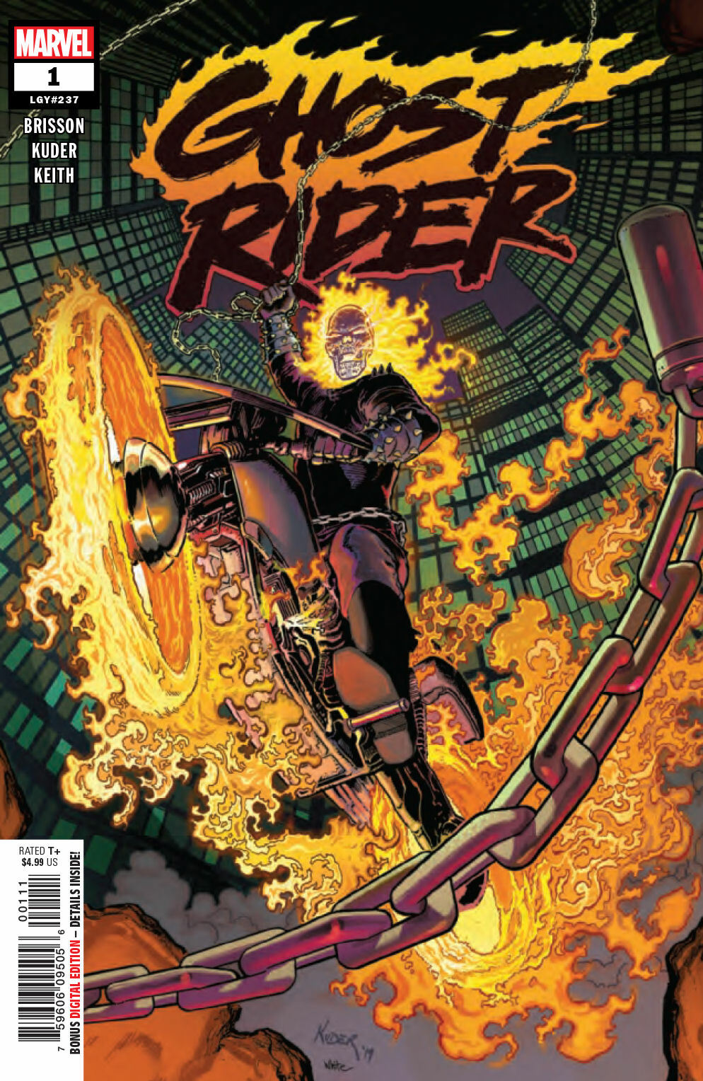GHOST RIDER #1 (2019) - Regular Cover - New Bagged