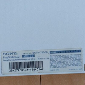 PS2 Slim Console System Ceramic White Controller SCPH-75000 Playstation 2 SONY 