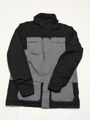 Men's Firefly Aquabase Elite 8,000mm Ski Jacket XL Black Knight Blue