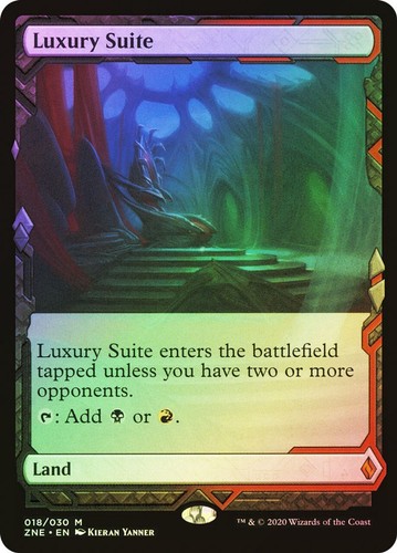 1x Luxury Suite FOIL Full Extended Art Zendikar Rising Expeditions