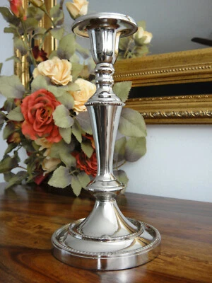Kerzenhalter Jugendstil Silber Kerzenleuchter Antik Kerzenständer Barock Edel - Bild 1 von 4