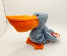 Vtg Ty Beanie Baby SCOOP Pelican Fareham Hants Error PE Pellets Tags