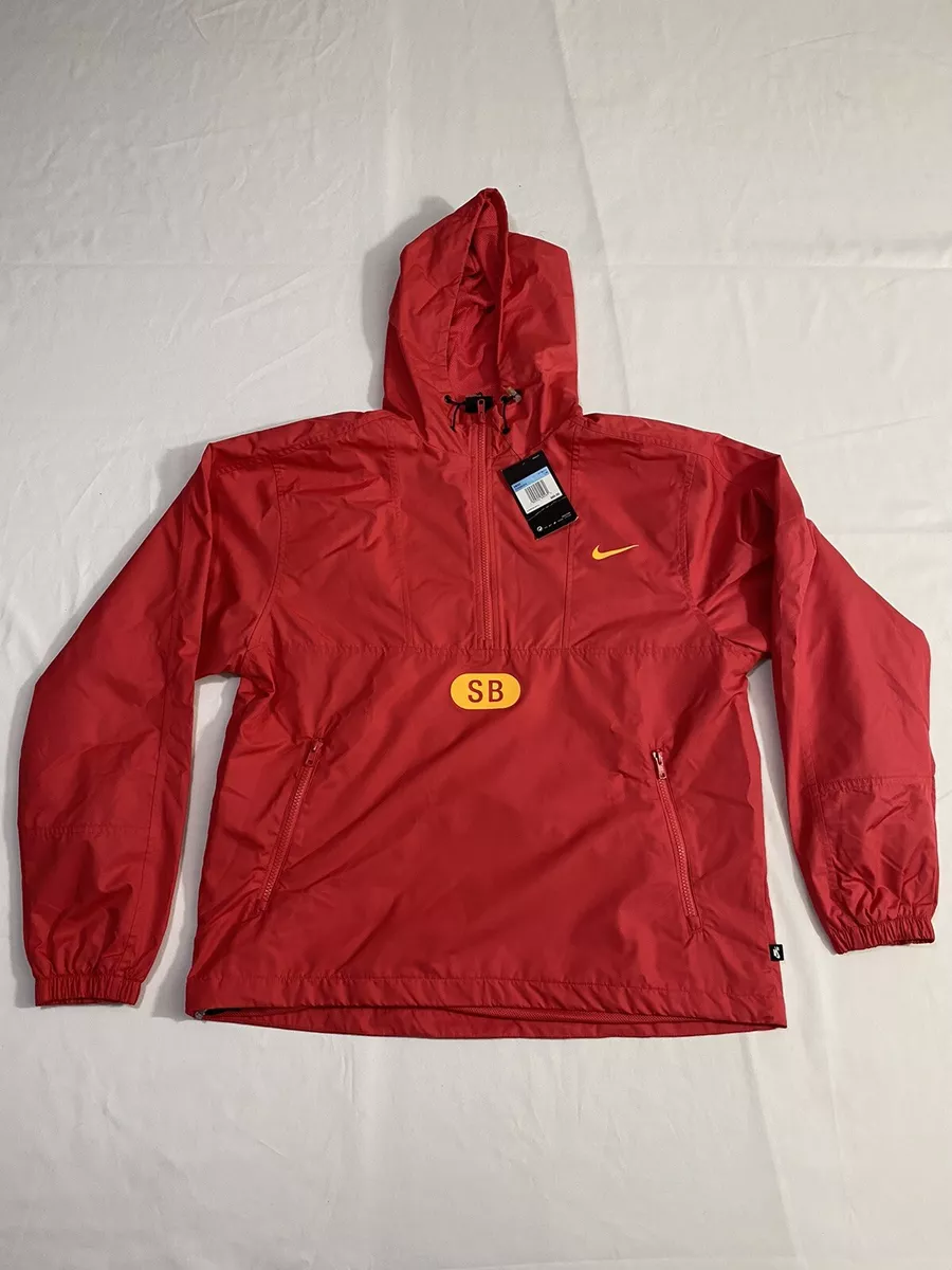 New Mens Medium Salmon Nike SB Skate Anorak Jacket CV4299 646 eBay