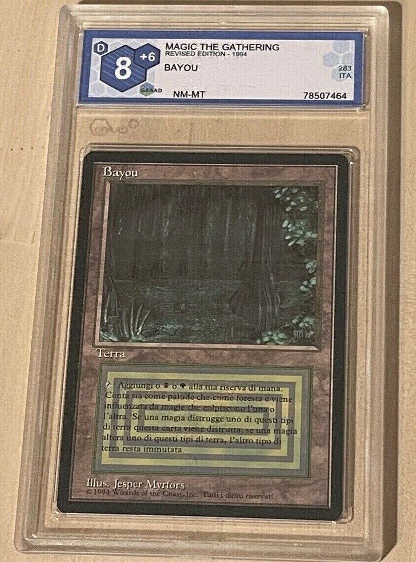 Bayou NM-MINT GRADE 8 (PSA eq) - FBB - FOREIGN BLACK BORDER - ITA REVISED