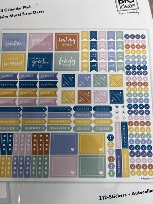 the-happy-planner-undated-weekly-wall-calendar-pad-264-sheets-ebay