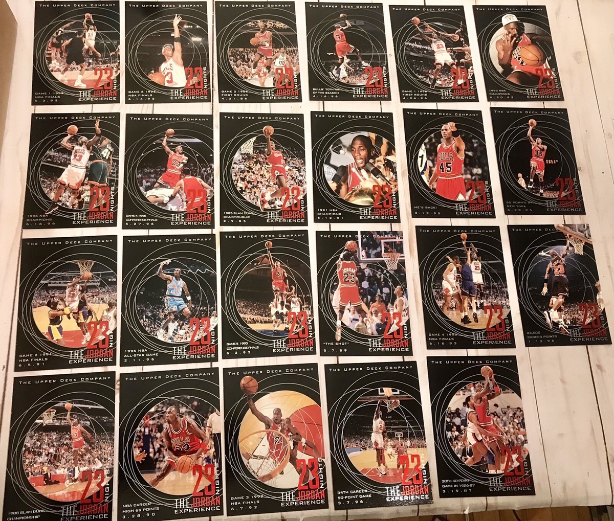 Michael Jordan 23 Commemorative Retirement Card Set - Upper Deck
