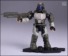 HALO MEGA BLOKS CONSTRUX GREEN ODST ROOKIE MINI FIGURE CYY43 WOMBAT RECON DRONE