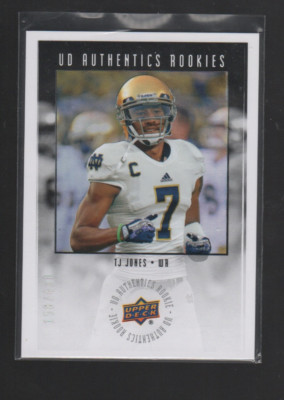 TJ JONES 2014 UPPER DECK UD AUTHENTICS ROOKIES CARD #UA-46 /430