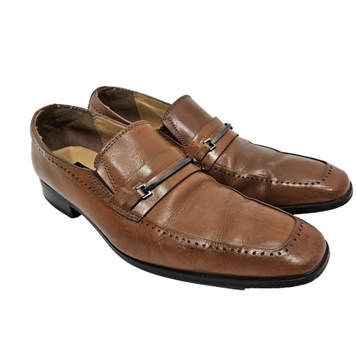 Mocassin Homme Altieri Milano - Taille 44 - Gris - Cuir - Neuf Avec Boîte