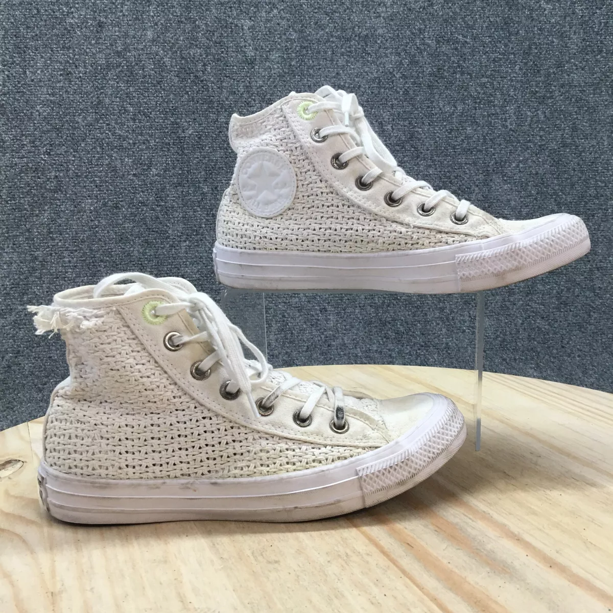 Converse Shoes Womens 7 CTAS Hi Top Summer Getaway 567654C White