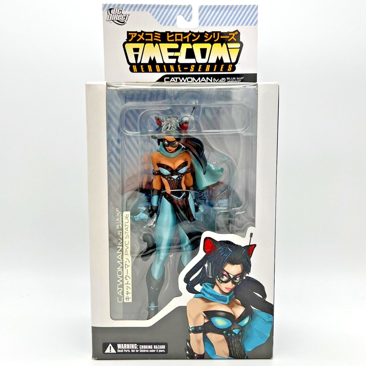 DC Direct Ame-Comi Heroine-Series CATWOMAN V.2 Blue Suit Variant