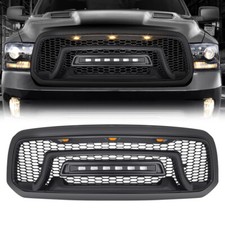 Front Rebel Style Grille Wled Lights For 13-18 Dodge Ram 1500 19 1500 Classic Front Rebel Style Grille Wled Lights For 13-18 Dodge Ram 1500 19 1500 Classic