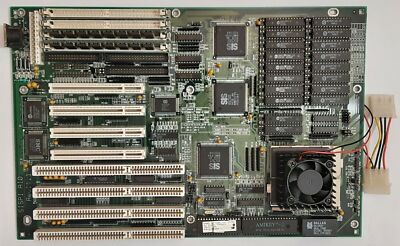 Elitegroup SI5PI AIO Sockel 4 ISA retro Mainboard + Pentium 60 + 32 MB + 512KB