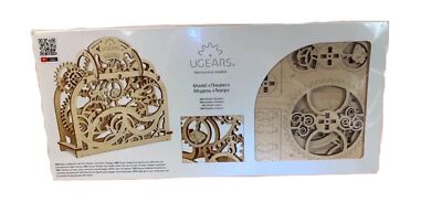 Ugears Mechanical Models Wooden 3D Puzzle Kit Theater. Great Gift! New In Box