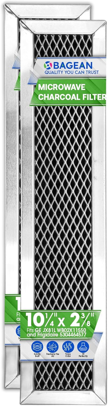 GE/Frigidaire Microwave Filter Replacement 10.3x2.35 inches Fits Models JX81L WB02X11550 53