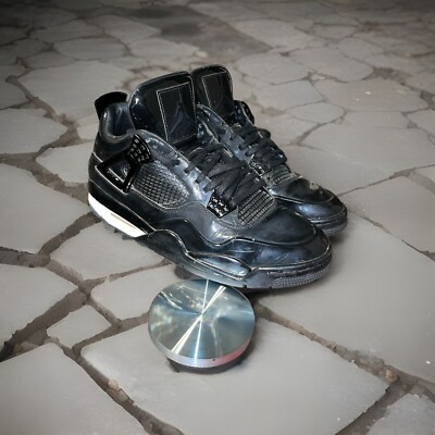 Size 9.5 - Air Jordan 4 Retro 11Lab4 - Black