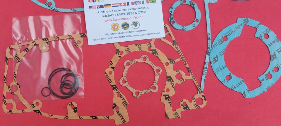 JUEGO COMPLETO JUNTAS MOTOR BULTACO CAMPERA MK2 BULTACO CAMPERA 28 - 57 - 79 Foto 3 de 4