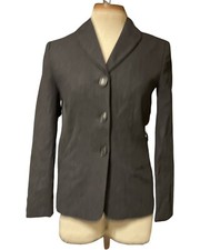 Massimo Rebecchi Women's Blazer Gray Virgin Wool Blend 3bottons 38