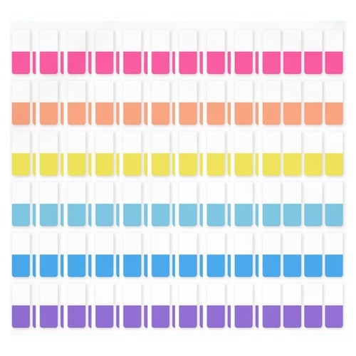 Repositionable Index Tabs Book Tabs Flags Adhesive Page Markers in 3 Size - Picture 7 of 15