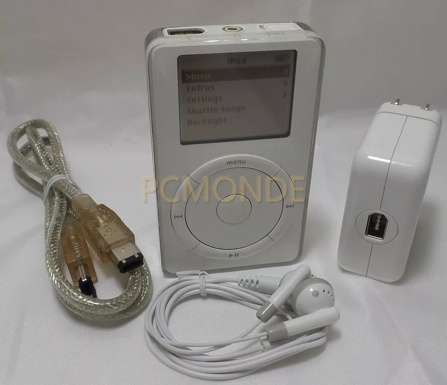 Vintage Apple iPod Classic M8541 5GB - 1st Generation - White - VGC (M8513LL/A)