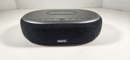 iHome TimeBoost Bluetooth Alarm Clock with Wireless Charging Black - Picture 2 of 11
