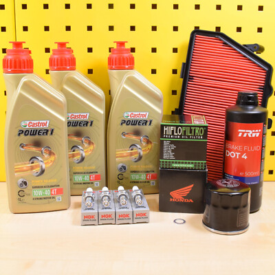 Honda CBR 1000 RR 08-16 Luftfilter Ölfilter Zündkerzen Öl SC59 Fireblade 10w40