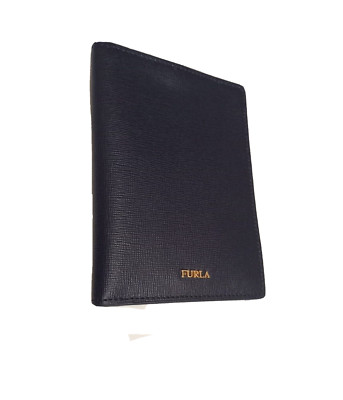 FURLA LINDA LEDER PASSHALTER PASSPORT HOLDER FARBE MARINE (NAVY)