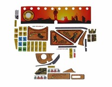 Stern Pinball Flipper Decals Set Indiana Jones #802-5000-A4