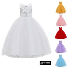 Vestito Damigella Cerimonia Abito Bambina Comunione Girl Party Dress CDR114 - VM