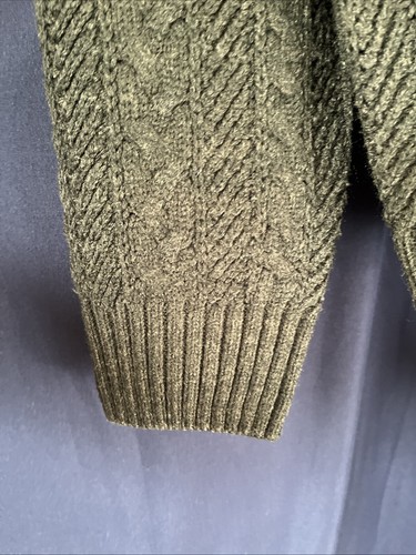 P.G Field 100% Acrylic Green Jumper Round neck Great condition L autumn ready - Picture 5 of 13