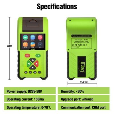 Universal Motorcycle Scanner Original JDiag M200 Full Version OBD2
