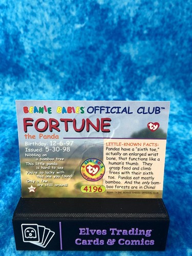 Beanie Babies Series 2 SINGLE Non-Sport Trading Card by TY / Cyrk 1999 - Picture 32 of 176