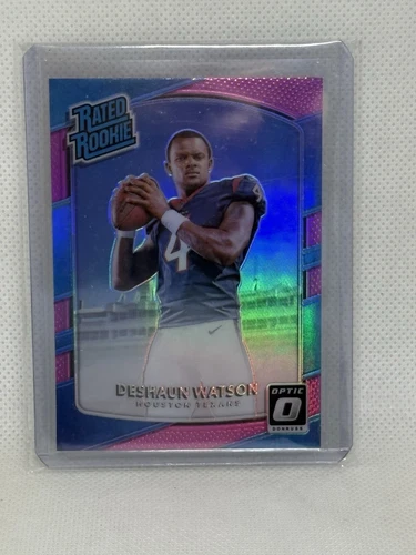 2017 Donruss Optic - Rated Rookie Deshaun Watson #195 Pink Prizm (RC)