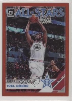 2019-20 Panini Donruss Optic All-Stars Red Prizm 50/99 Joel Embiid #3 4k8