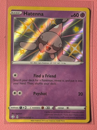 Hatenna SV054/SV122 Shining Fates: Shiny Vault Holo