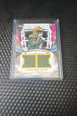 2024 Topps Inception - Source Materials Marshawn Lloyd #SM-ML Magenta /99 MEM,RC