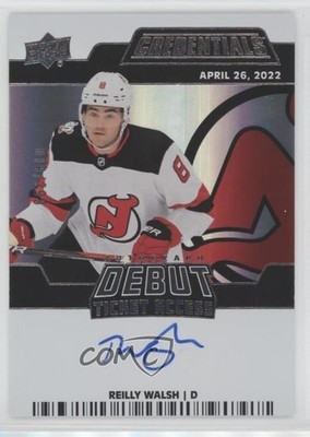 2023 Credentials 2022-23 Update Debut Ticket Access 8/299 Reilly Walsh Auto 1l7y